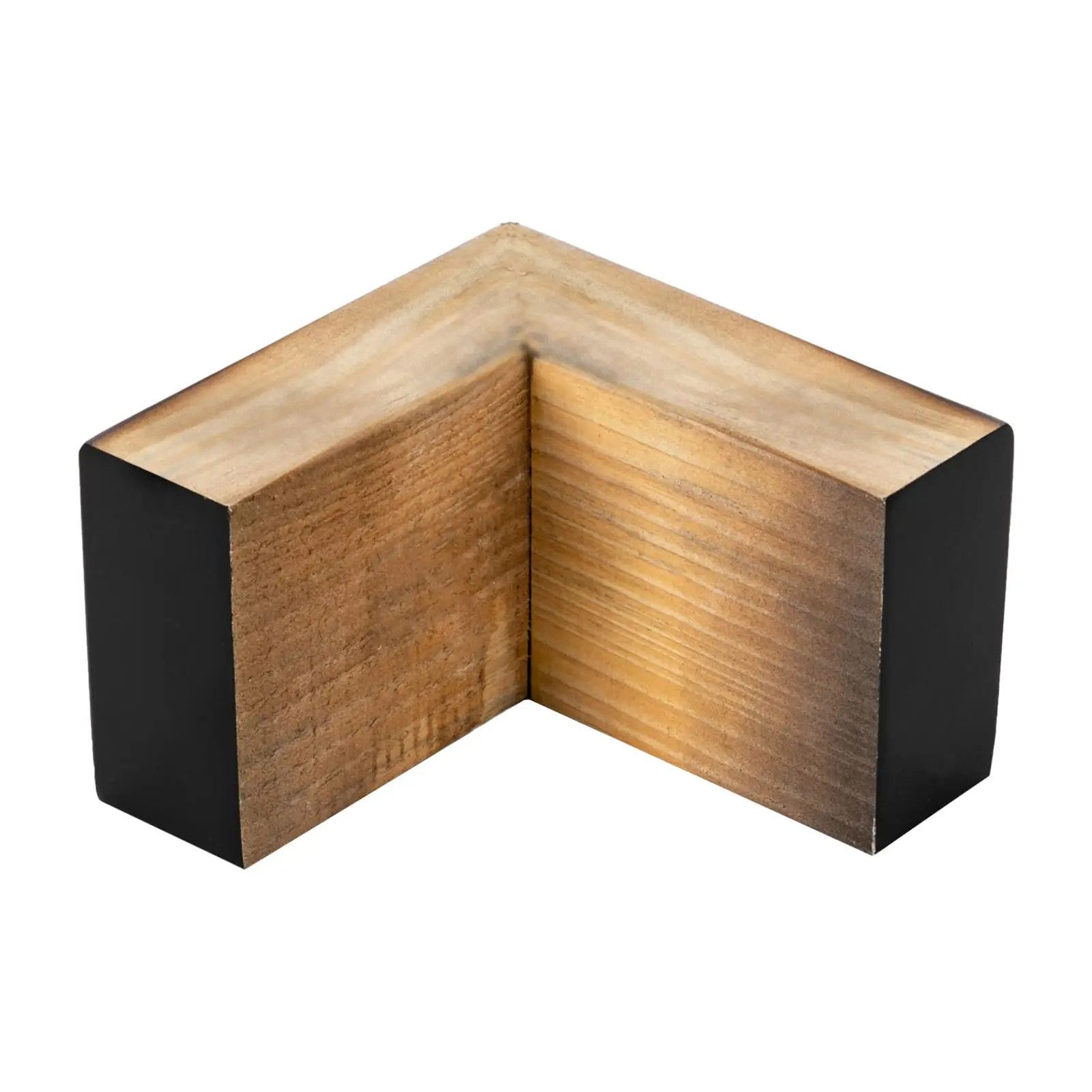 أرجل الأثاث الخشبي، مجموعة من 4 أقدام زاوية للأريكة الخشبية مقاس 6 بوصات على شكل حرف L مع 12 براغي لذراع الأريكة