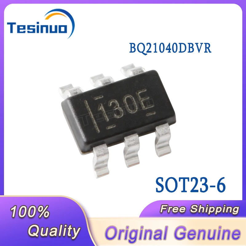 Image of 5/Stk. Neuer originaler bq21040dbvr Siebdruck: 130e bq21040 sot23-6 2.4a Lithium-Batterie ladegerät Chip auf Lager