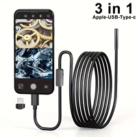 Type-c Android USB Endoscope Camera 7.0mm Hard Cable PC Android Phone Endoscope Pipe Type C Endoscope Inspection Mini Camera