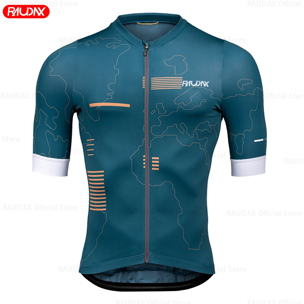 New 2023 Raudax Cycling Jersey 11 Colour Cycling Racing Tops Short Sleeve Cyclist Clothes Shirt Maillot Summer Bicycle Bike Wear