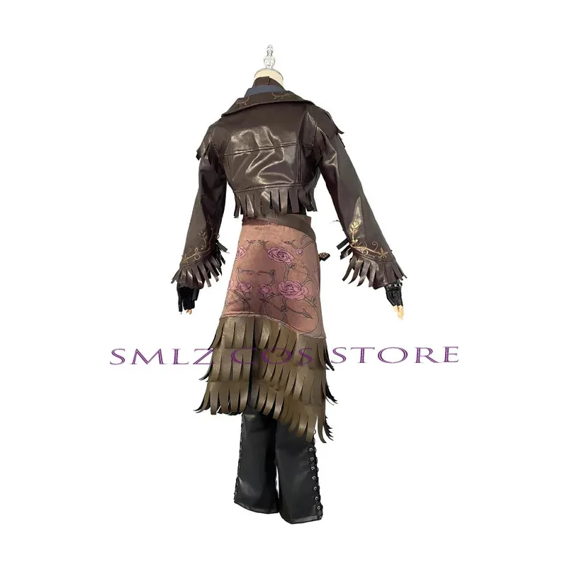 ديمي بوربون تأثيري لعبة الهوية الخامس زي Proofreader Barmaid الأسود الوردي موحدة هالوين حفلة لعب دور الملابس للمرأة