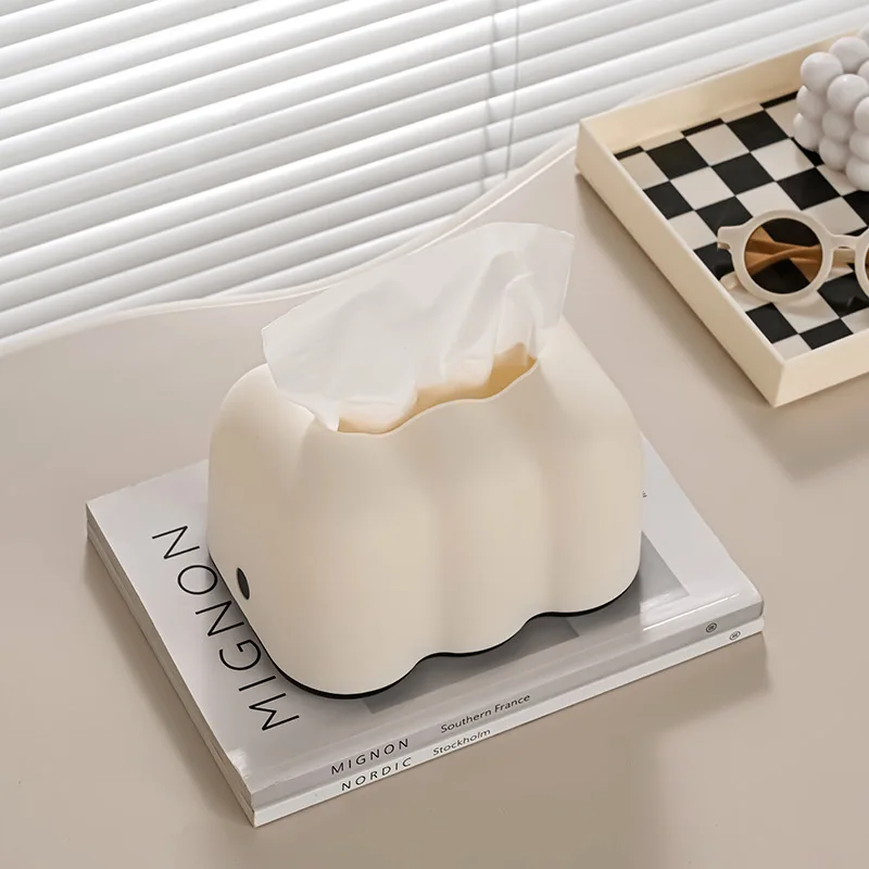 Cloud Tissue Box Office Desktop Paper Box Creative Wall-mounted Non-punching Paper Box