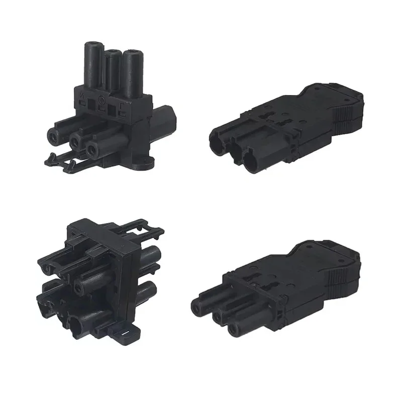 Compatible with GST1813 Quick-connect Terminal Block 3 to 3 Male Female Power Connector T-type LED Lighting Plugin Type H 1 to 3