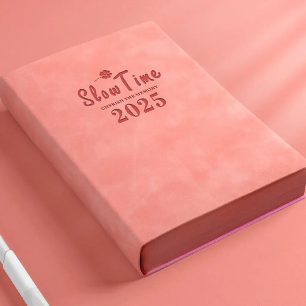 Paper 2025 Planner Notebook A5 Office Stationery 365 Days Diary Book School Supplies Notepads with Index Tags Study Notebook