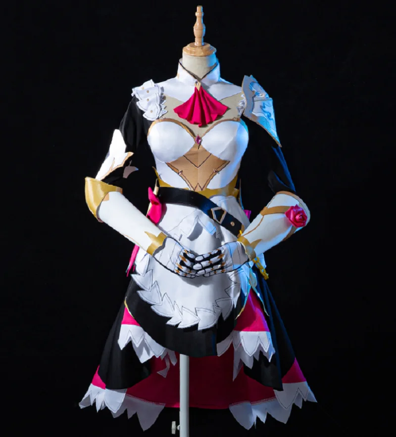 

Anime Cosplay Noelle Flower Knights Maid Costume Adult Women's Fantasy Carnival Full Customization