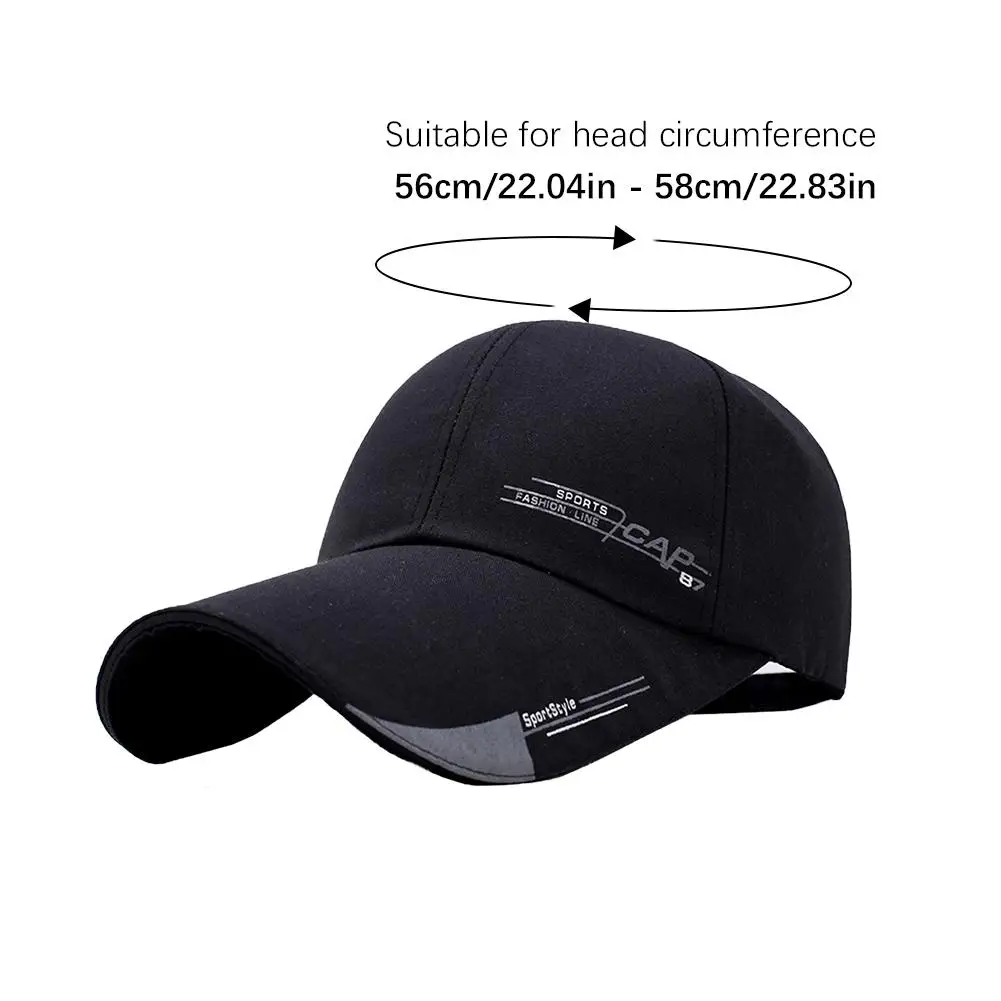 Summer Outdoor Sports Fishing Cap Extended brim Sunvisor Hats Adjustable Baseball Hat Fashion Casual Hat