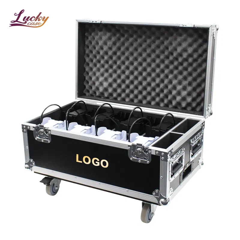 

Профессиональный кейс для транспортировки светового оборудования с LED-подсветкой и ударопрочной пеной, высококачественный кейс для сценического освещения