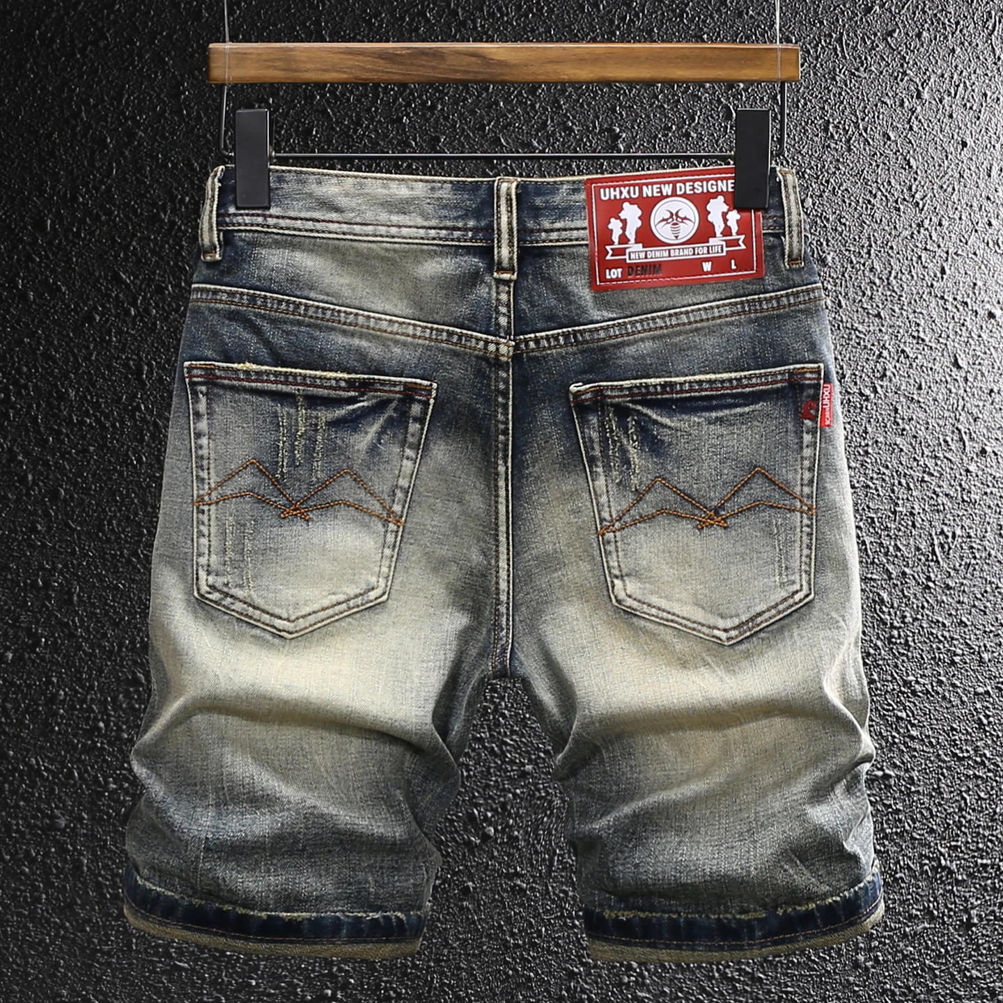 Summer Designer Fashion Men Jeans High Quality Italian Style Casual Ripped Denim Shorts Men Retro Washed Vintage Shorts Hombre