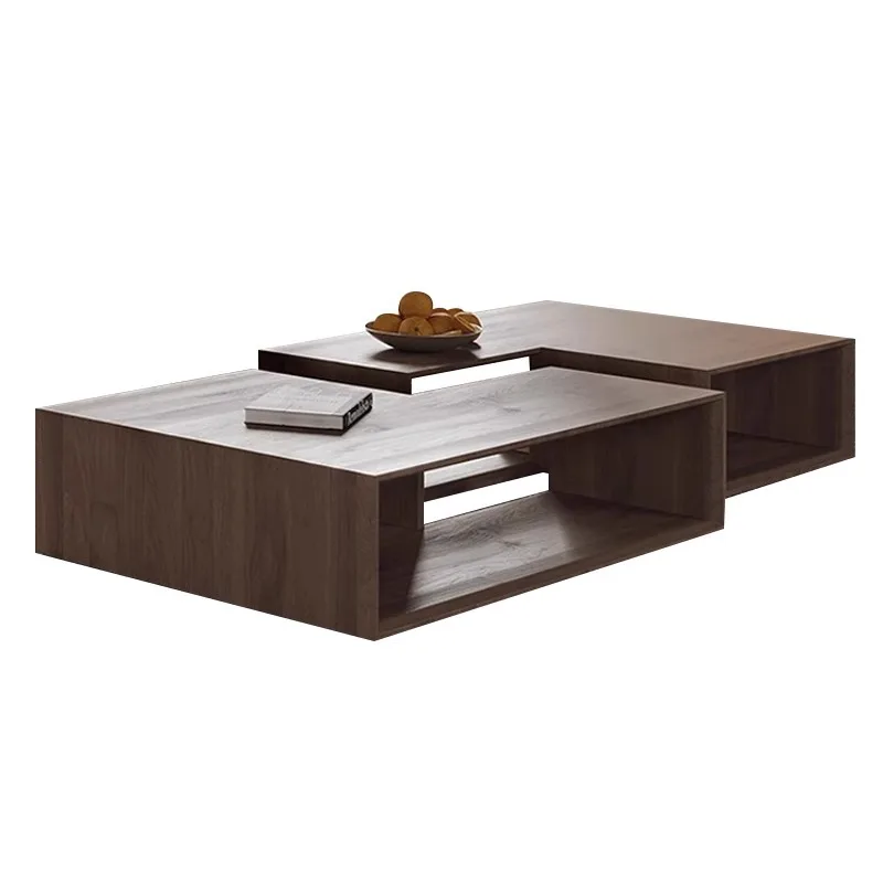 

Retro, North American, Black Walnut, Coffee Table, Minimalist, All Solid Wood, Creative, Modular, Combination