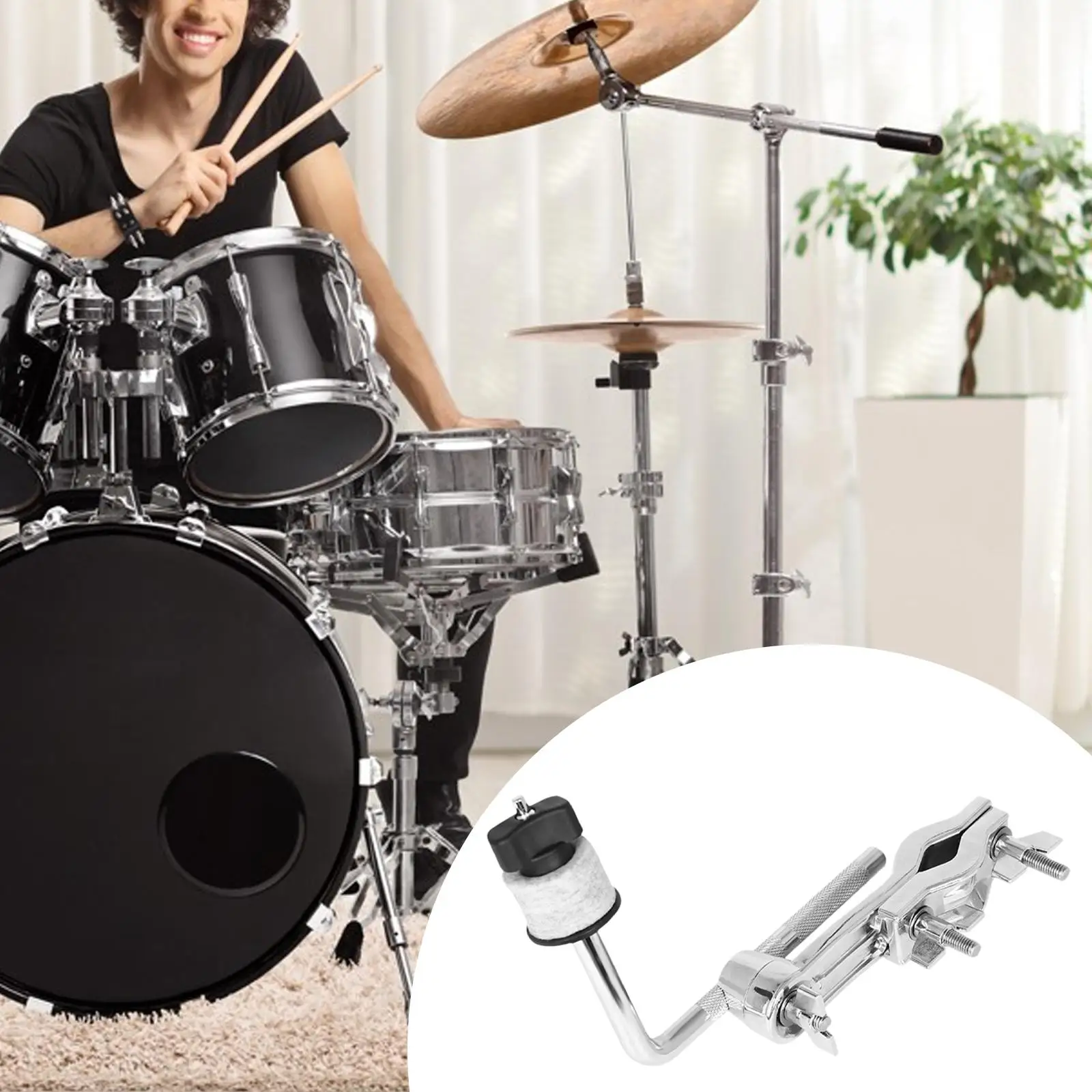 Morsetto per Supporto Piatti Musicale in Metallo Versatile e Robusto