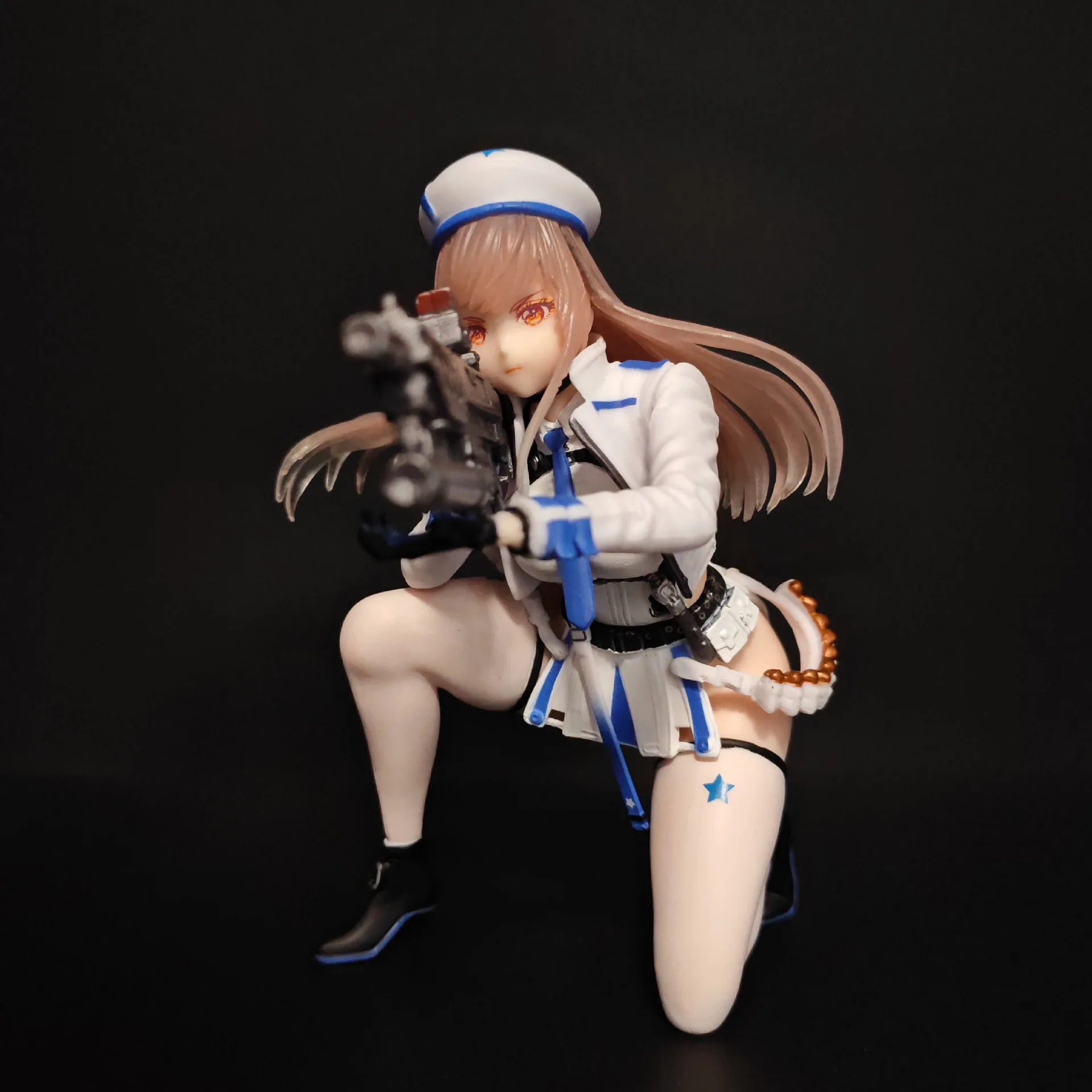Victory Girl Rapi Figure Pink Hair Military Outfit Snow Scene 12cm Sexy Maid Movable Pvc Swimsuit Favorite Toy Gift view 6