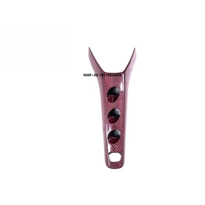 2015-2019  F488 GTB & Spider LHD Red Dry Carbon Fiber OEM Style F1 Center Console Bridge Car Interior Accessory
