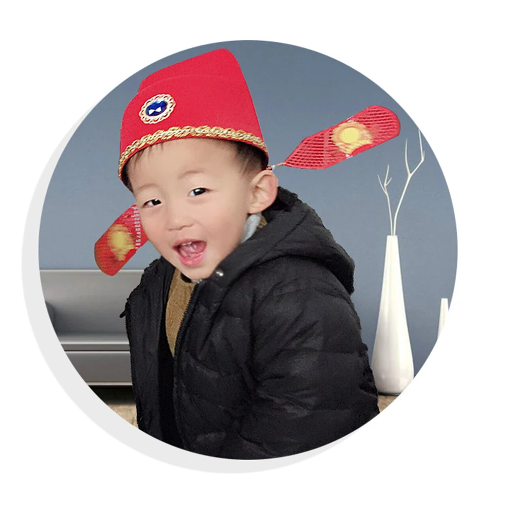 

1pc Scholar Cap Retro Chinese National Costume Creative Fashion Hat Lightweight Cosplay Party Photo Props Accessory For