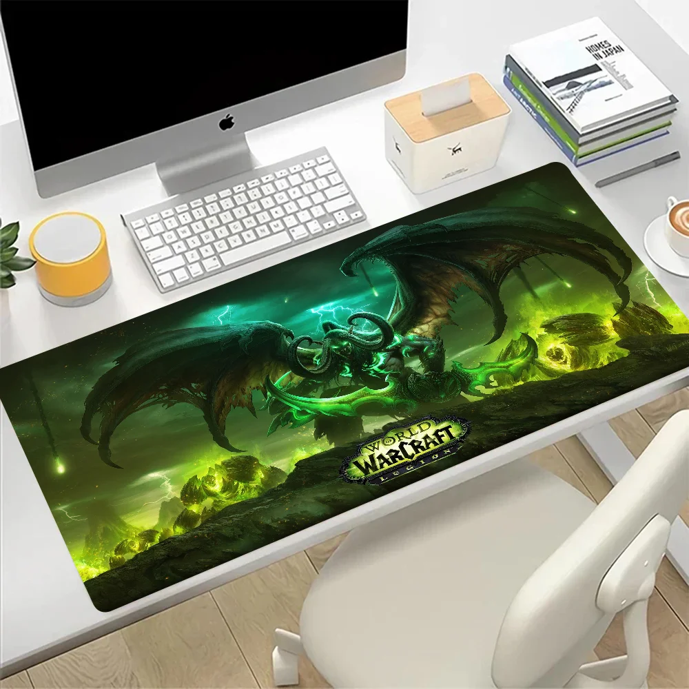 World of Warcraft Illidan Large Mouse Pad Gaming Mousepad PC Gamer Computer Office Mouse Mat XXL Laptop Keyboard Mat Desk Pad