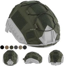 Copri casco Airsoft Camouflage Tattico VELOCE Panno per casco da caccia Accessori per casco da tiro con cavo elastico