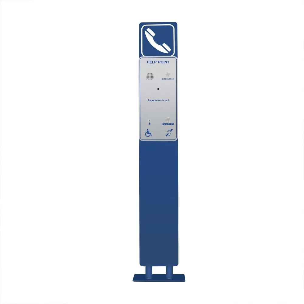 Public emergency call station with hearing-aid,Stand SOS Phone roadside hotline telephone