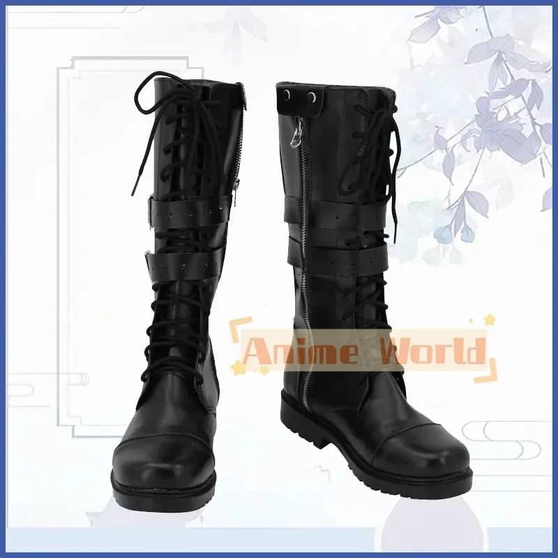 รองเท้าบู๊ทคอสเพลย์สำหรับสุภาพสตรี ทำตามสั่ง อุปกรณ์ประกอบฉากงานปาร์ตี้ฮาโลวีนและงานคาร์นิวัล