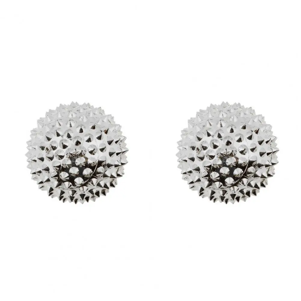 2Pcs Massage Ball Magnetic Anti-stress ABS Acupressure Therapy Needle Ball Massager For Hand