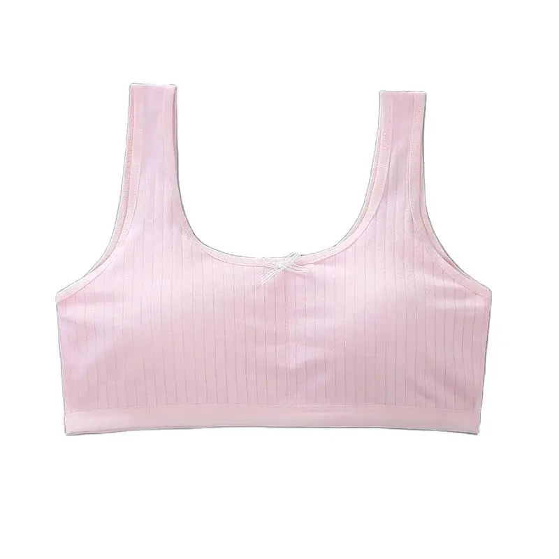 Teenage Girl Bra Seamless Bralette Full Cup Cotton Underwear Sleep Bra Tube Top Young Girls Lingerie Intimates Sports Vest Bras