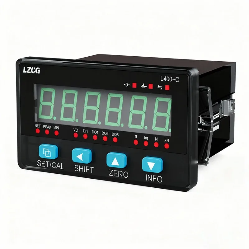 L400C universal display control instrument for force measurement, analog, 0-10V communication, RS485/RS232