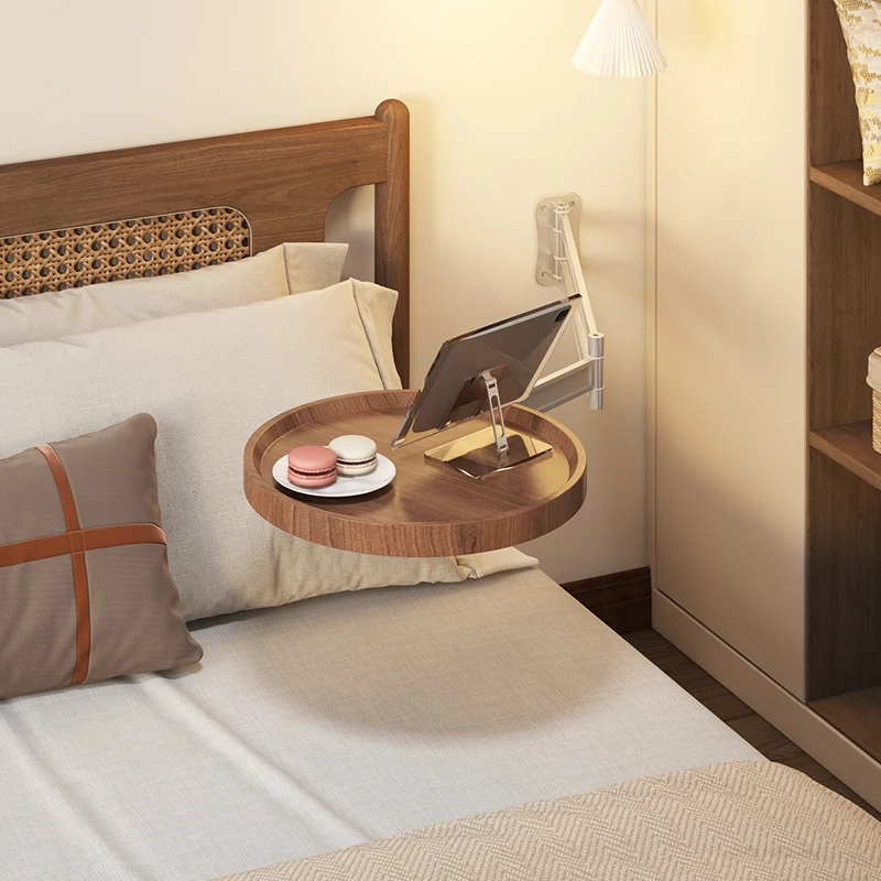 

Creative Floating Coffee Table, Multifunctional Small Side Table At The Bedside, Foldable and Retractable
