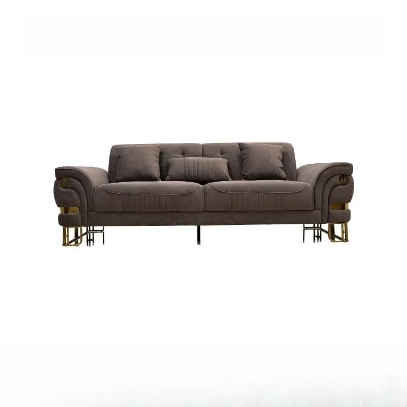 High-end sofa, American flannel sofa combination, small apartment sofa