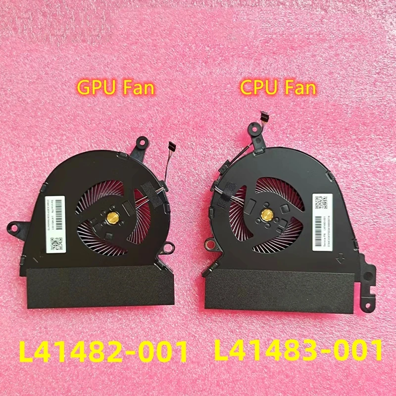 New Original Laptop CPUGPU Cooling Fans For HP Spectre X360 15-DF TPN-Q213 Fan L41482-001 L41483-001 ND75C23-18C11 ND75C23-18C12