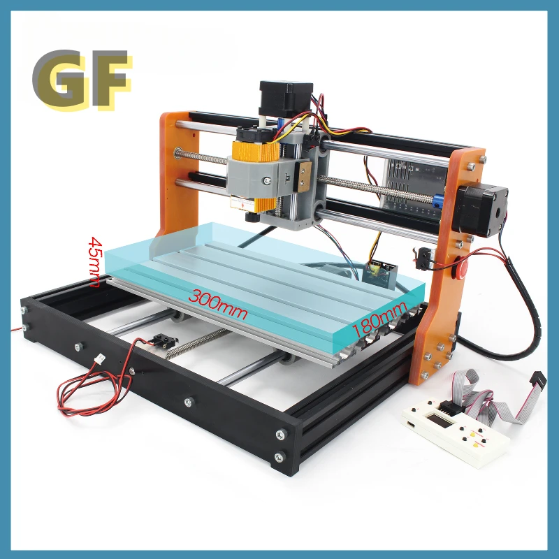 【EU US】CNC 3018 Pro GRBL 3 Axis DIY Laser Engraving Woodworking Router Machine Milling Machine With Controller