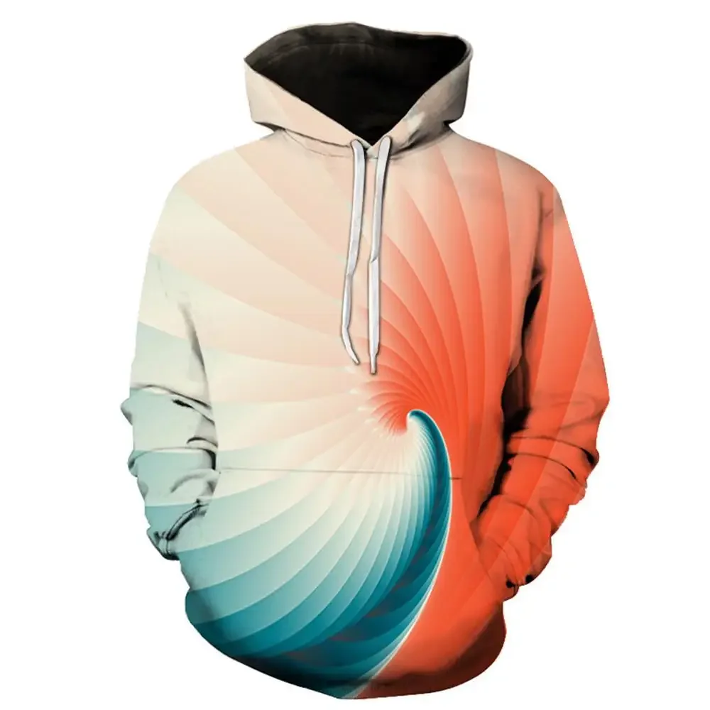 2024 venda quente 3d chama hoodies masculino/feminino moletom inverno outono oversized com capuz solto outwear pullovers