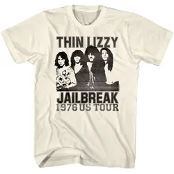 얇은 Lizzy 탈옥 1976, 미국 투어 남성 티셔츠