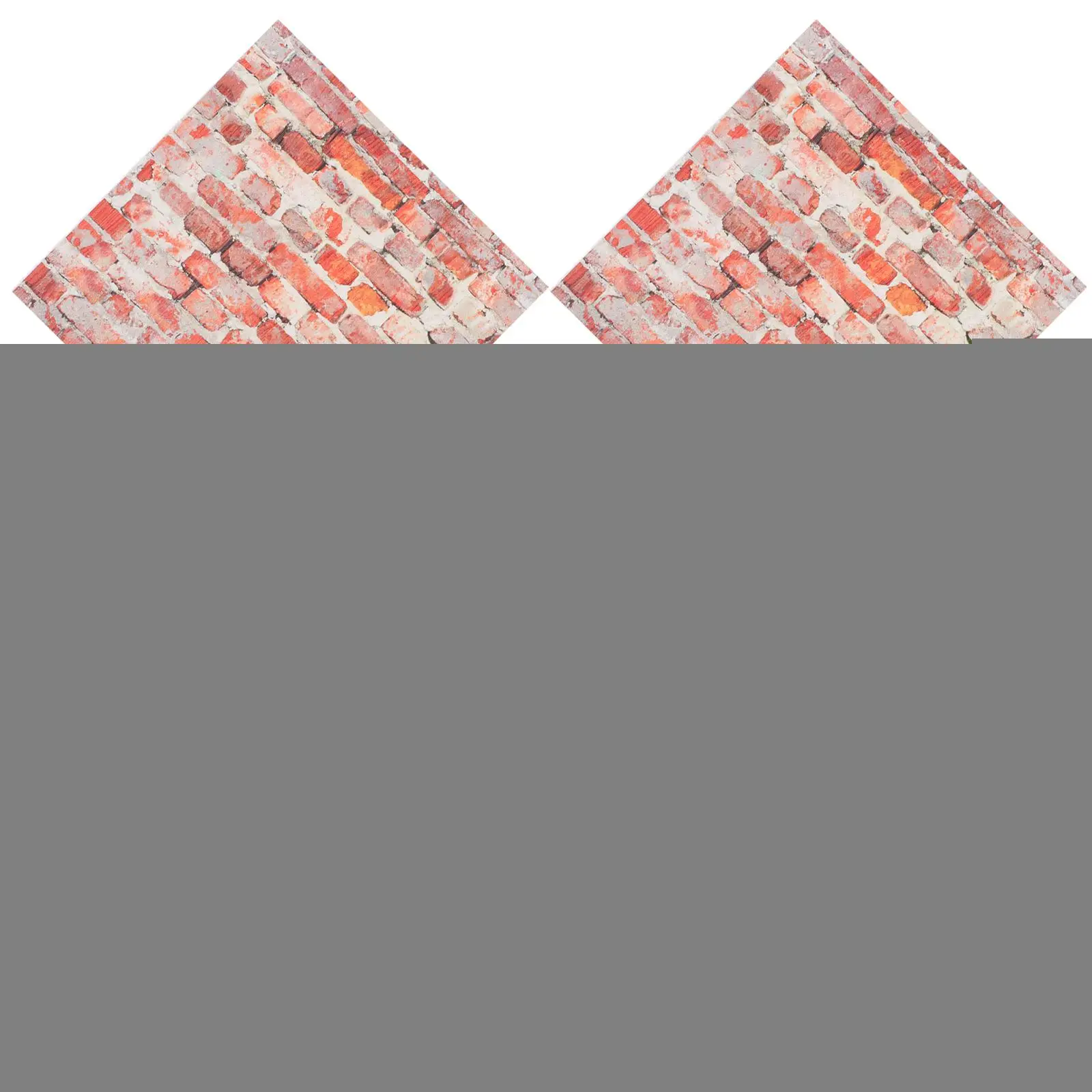 4 Uds. Casa de juguete, azulejos simulados, papel tapiz decorativo en miniatura para manualidades, miniaturas de casa de muñecas, cosas coloridas pequeñas