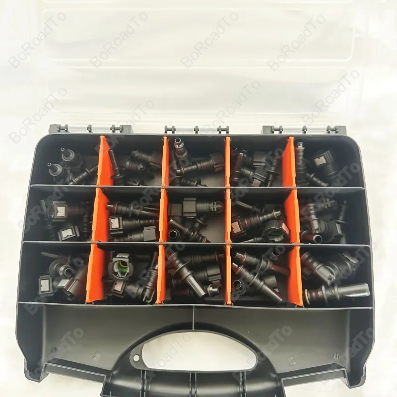 

60PCS 6.3/7.89/9.49/9.89/11.8mm Automobile Truck Repair Fuel Pipe Quick Connec Joints Urea Connector