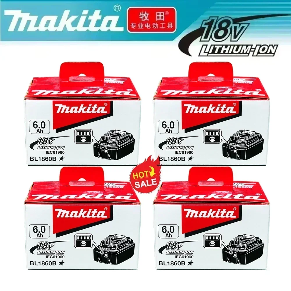 

Original Makita 6Ah/5Ah/3Ah for Makita 18V Battery BL1830B BL1850B BL1850 BL1840 BL1860 BL1815 Replacement Lithium Battery