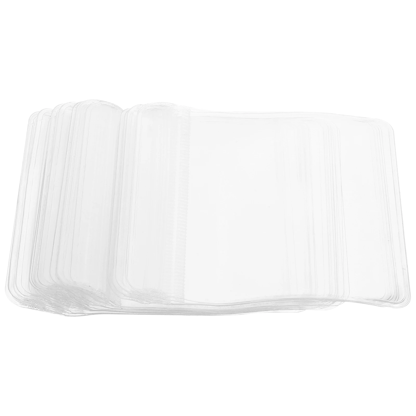 

100 Pcs Jewelry Storage Bags 26 8x8 5cm Self Seal PVC Clear White Small Packaging Pouches For Rings Earrings Necklace