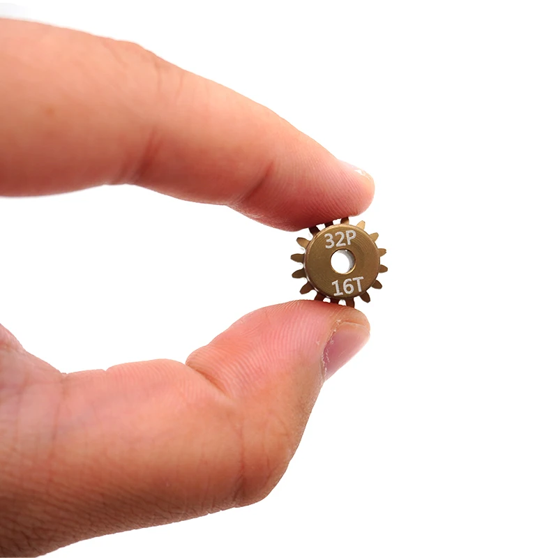 32DP M0.8 3.175 مللي متر 24T 23T 22T 21T 20T 19T 18T 17T 16T 15T 14T 13T 12T ميتال جير ل 1:10 Traxxas مركبة يتم التحكم بها عن بُعد سيارة 3650 3660 موتور #6