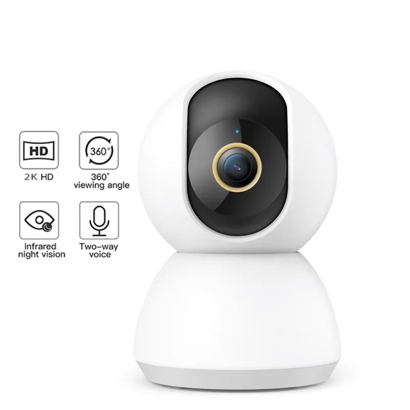 Smart IP Camera 2K 360° Video CCTV WiFi Night Vision Wireless Webcam Security Cam View Baby Monitor