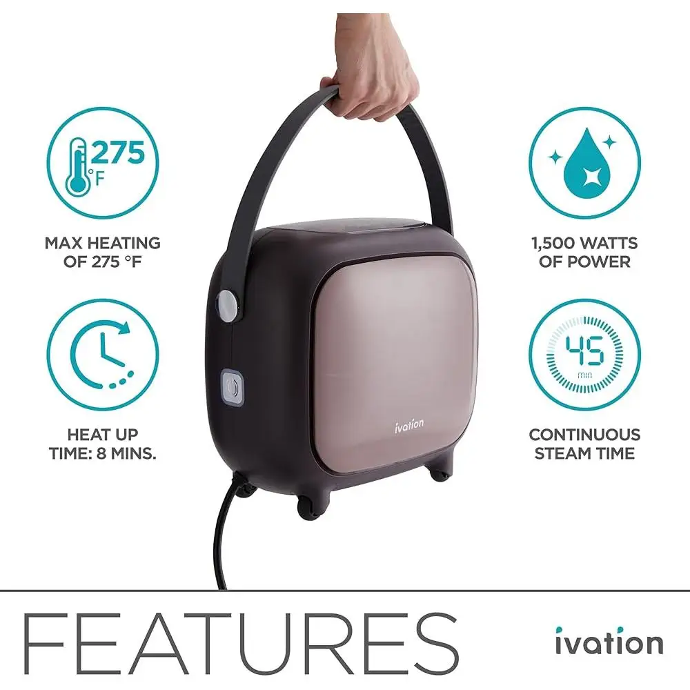 منظف بخار قوي متعدد الأغراض، 18 ملحقًا، ممسحة أرضية شديدة التحمل، باخرة محمولة، معقم للمنزل خالي من المواد الكيميائية