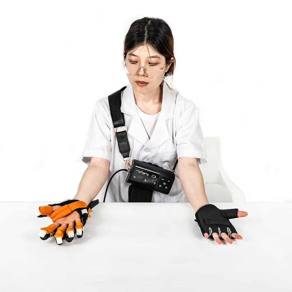 

Hand Rehabilitation Robot Equipment with Pneumatic Gloves for Stroke Hand Function Exercise