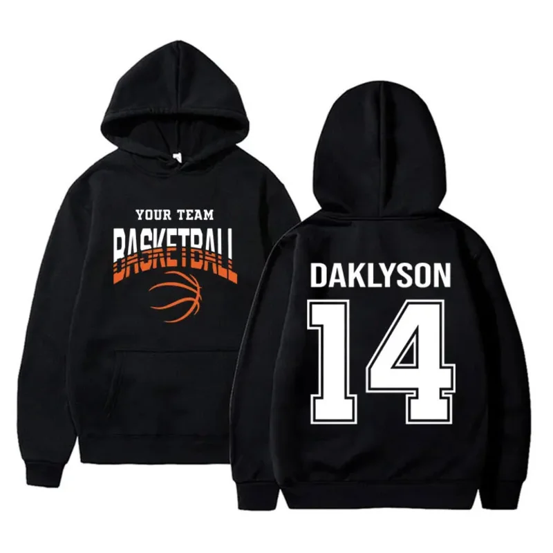 Your team volleyball damlson 14 graphic hoodie unisex fashion vintage sweatshirt men women's fashion casual oversized hoodies