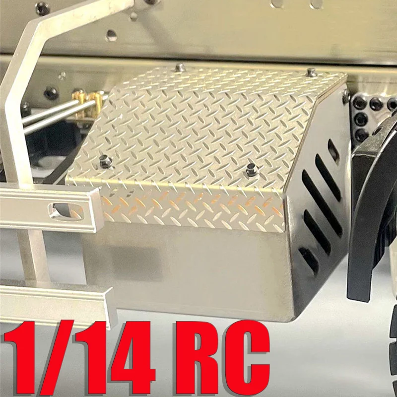 

1 шт. Металлический имитационный ящик для инструментов 50 мм/90 мм для радиоуправляемых грузовиков 1/14 (SCANIA Tamiya 770S R620, VOLVO ACTROS AROCS), запчасти для моделей автомобилей DIY