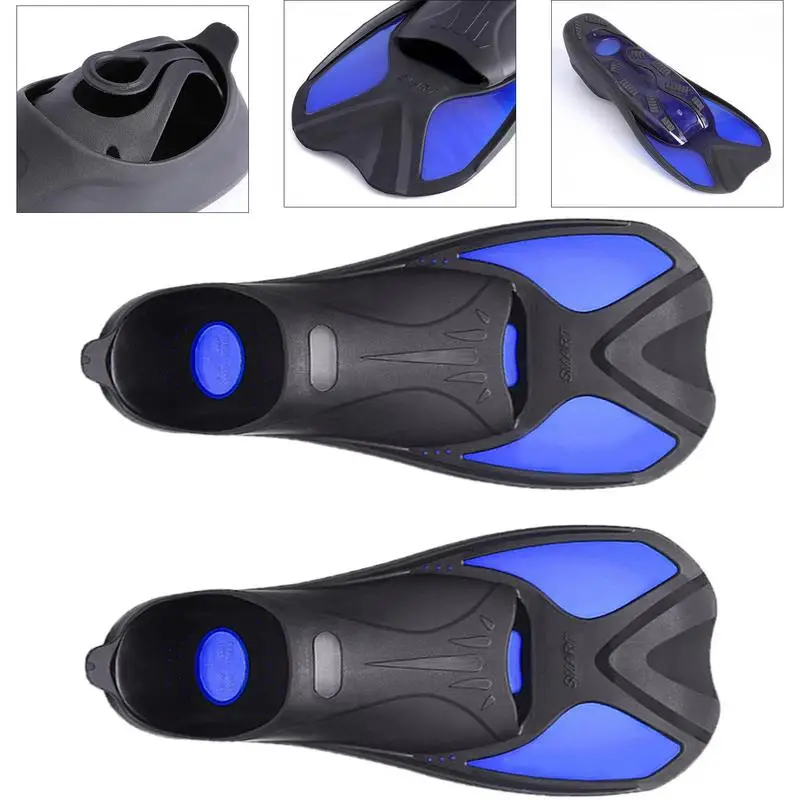 Pinne da nuoto pinne da Snorkeling portatili pinne da immersione subacquee pinne da immersione antiscivolo Full Foot Swim Flipper attrezzatura da