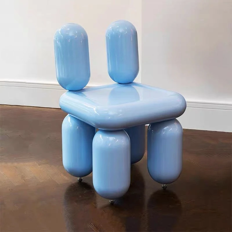 Creative balloon chair modeling blowing special-shaped fiberglass leisure chair art single chair