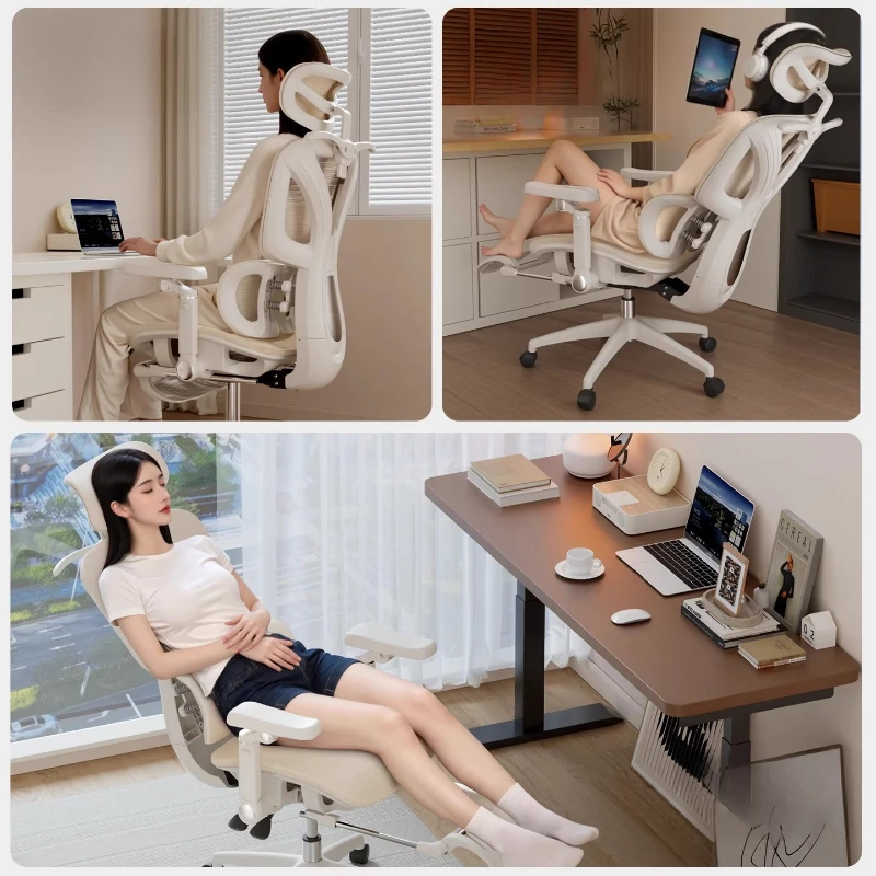 Silla Ergonómica para Escritorio, Muebles para el Hogar, Silla de Oficina Ergonómica, Silla Gamer Reclinable, Silla de Relajación para Computadora