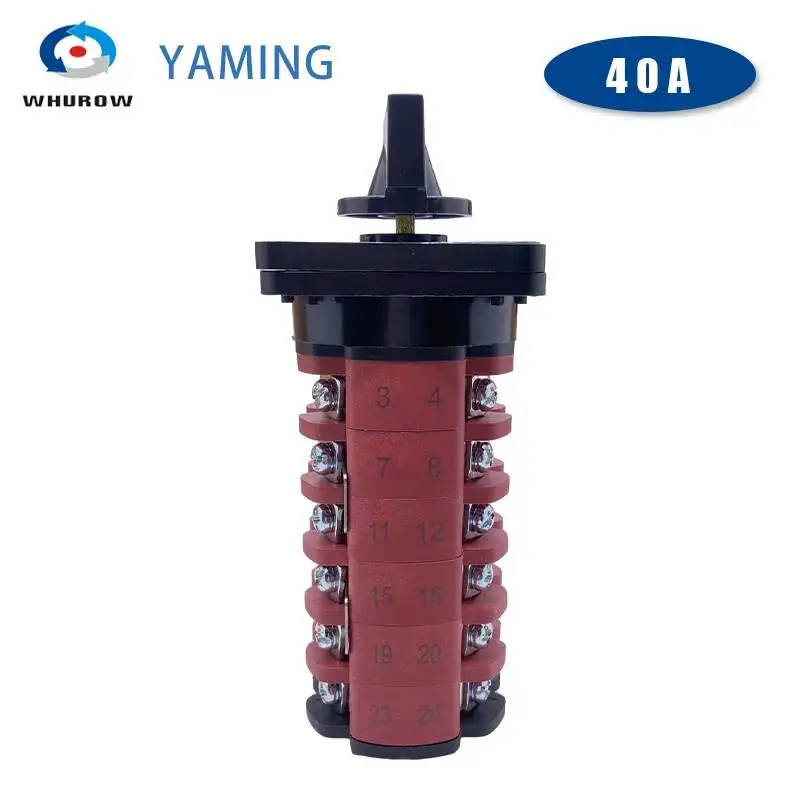 KDHC-40/6*10 Rotary Cam Switch Ten Positions 6 Poles 40A Changeover Selector For Bx6 Welding Machine Manufacturer