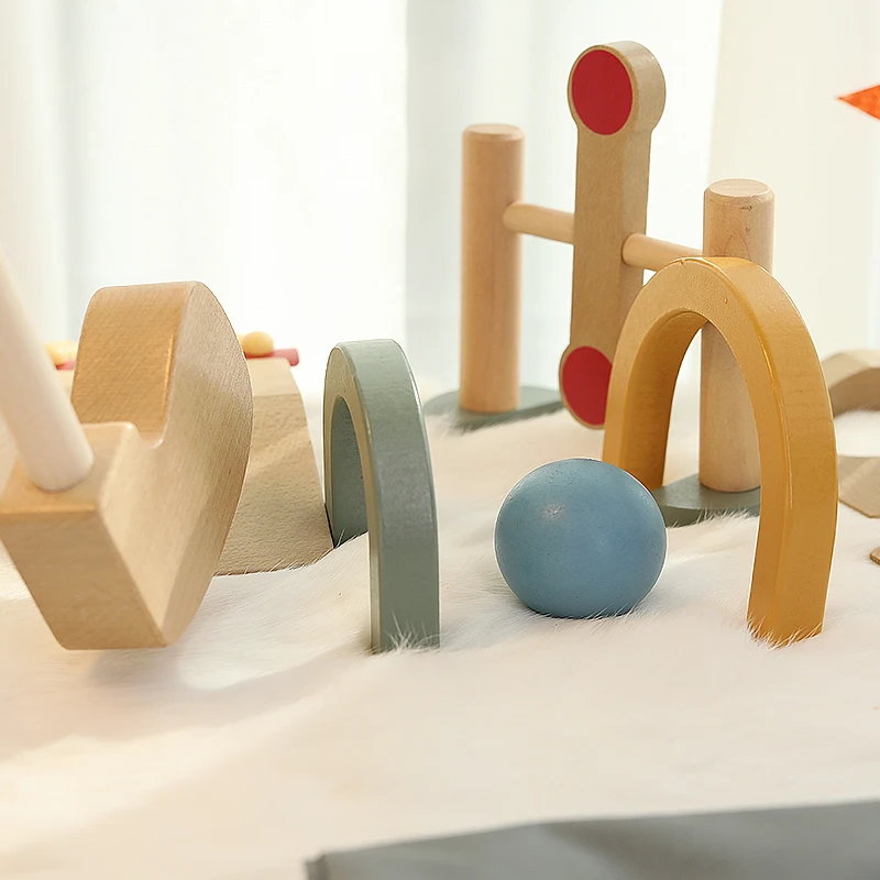 مجموعة ألعاب الجولف الخشبية للأطفال، مجموعات ألعاب الجولف التعليمية للأطفال الصغار في الحديقة الخارجية والألعاب الرياضية الداخلية للأطفال الصغار ﻿