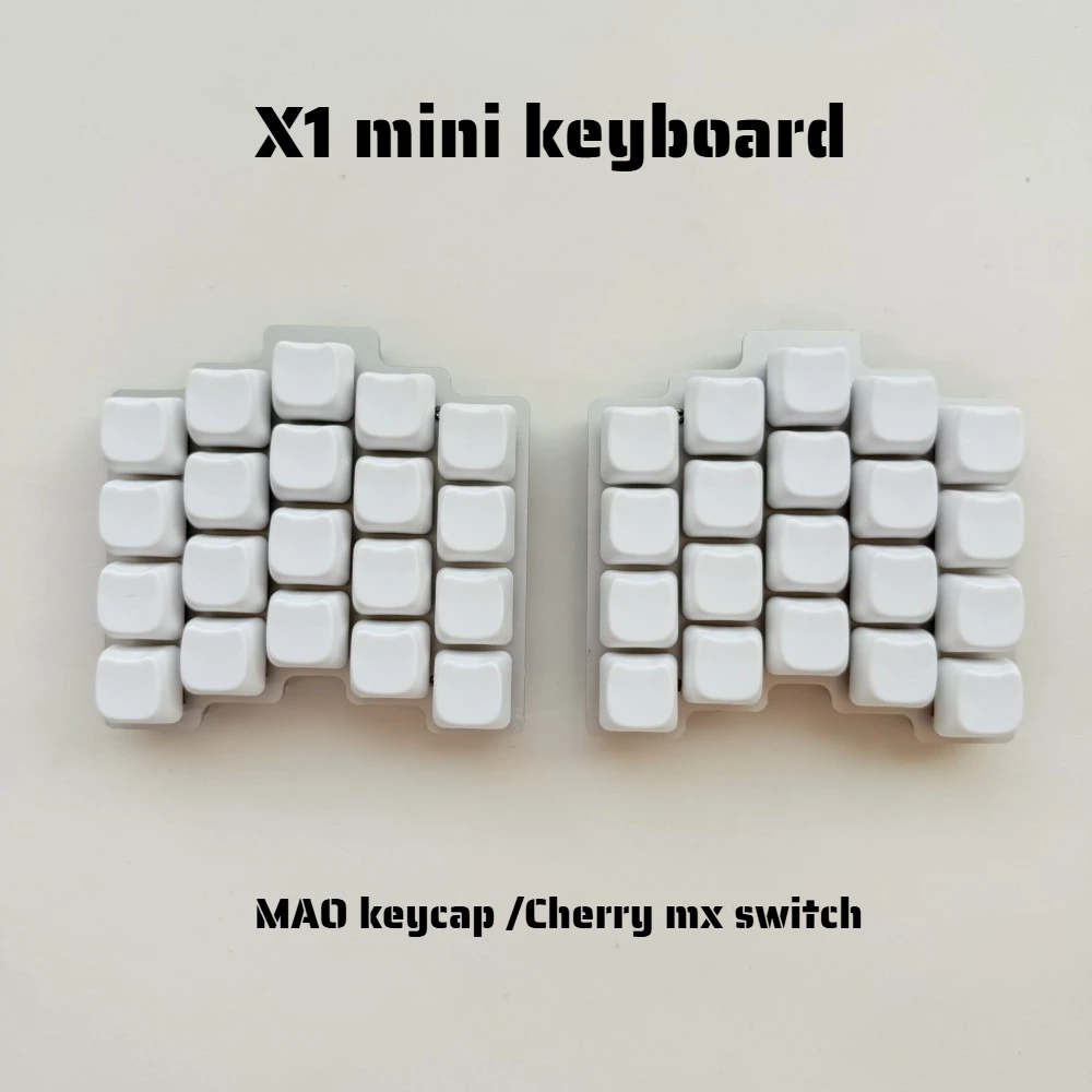 

X1 Mini Split Keyboard 4x5 Проводная игровая клавиатура 40 клавиш Hot Swap VIAL QMK Эргономика X7 Механическая клавиатура Pbt Keycap Аксессуар