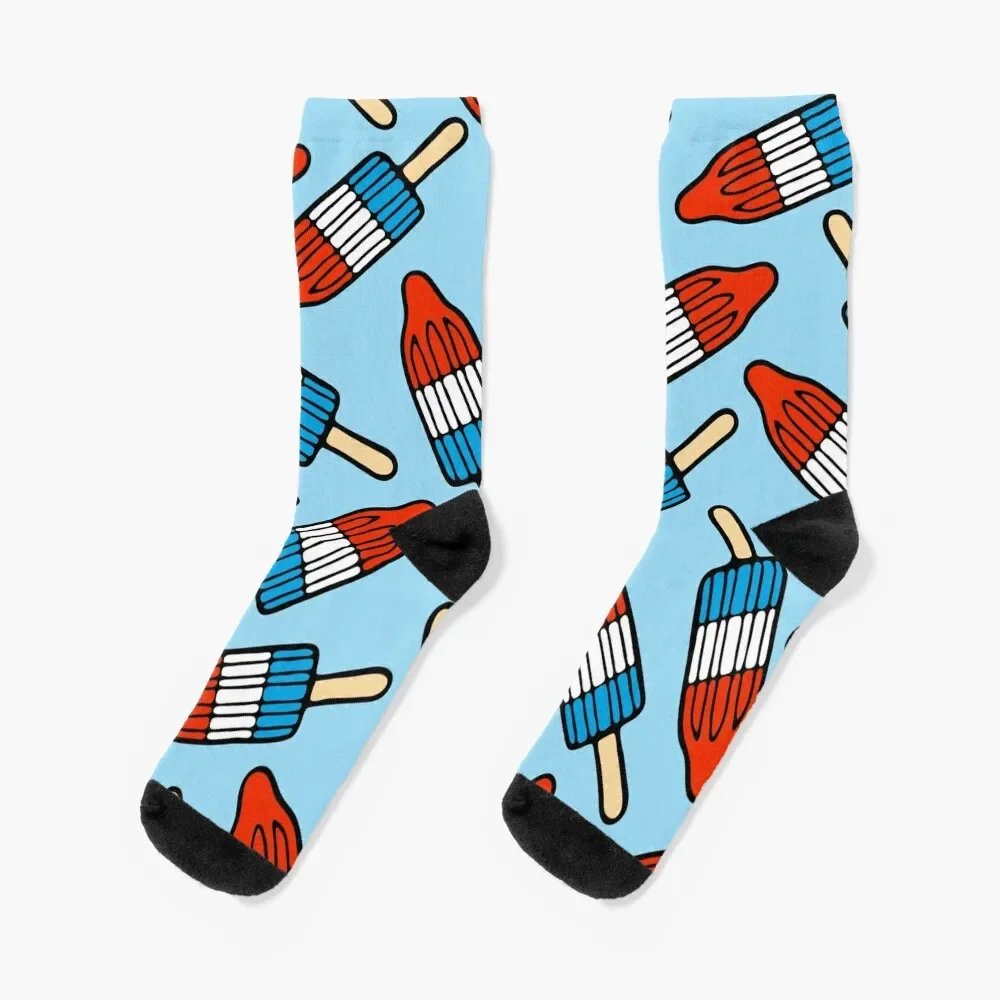 

Rocket Popsicle Pattern Socks moving stockings Run Socks Man Women's