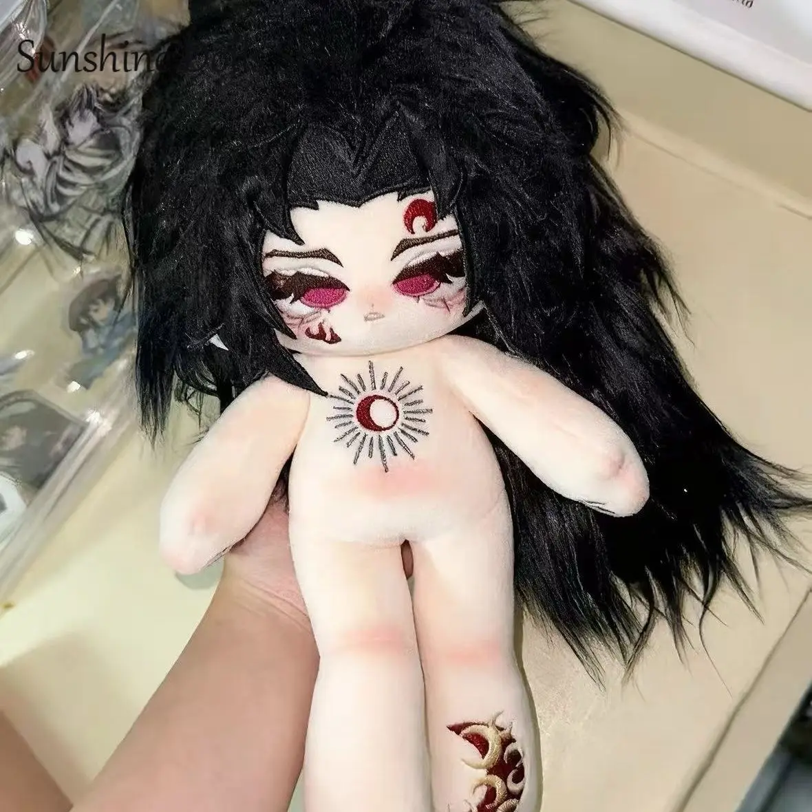 30cm Japan Anime Attribute Monster Body Cotton Doll Long Leg Body Toys Cute Change Clothes Plush Plushie Figurine Birthday Gift