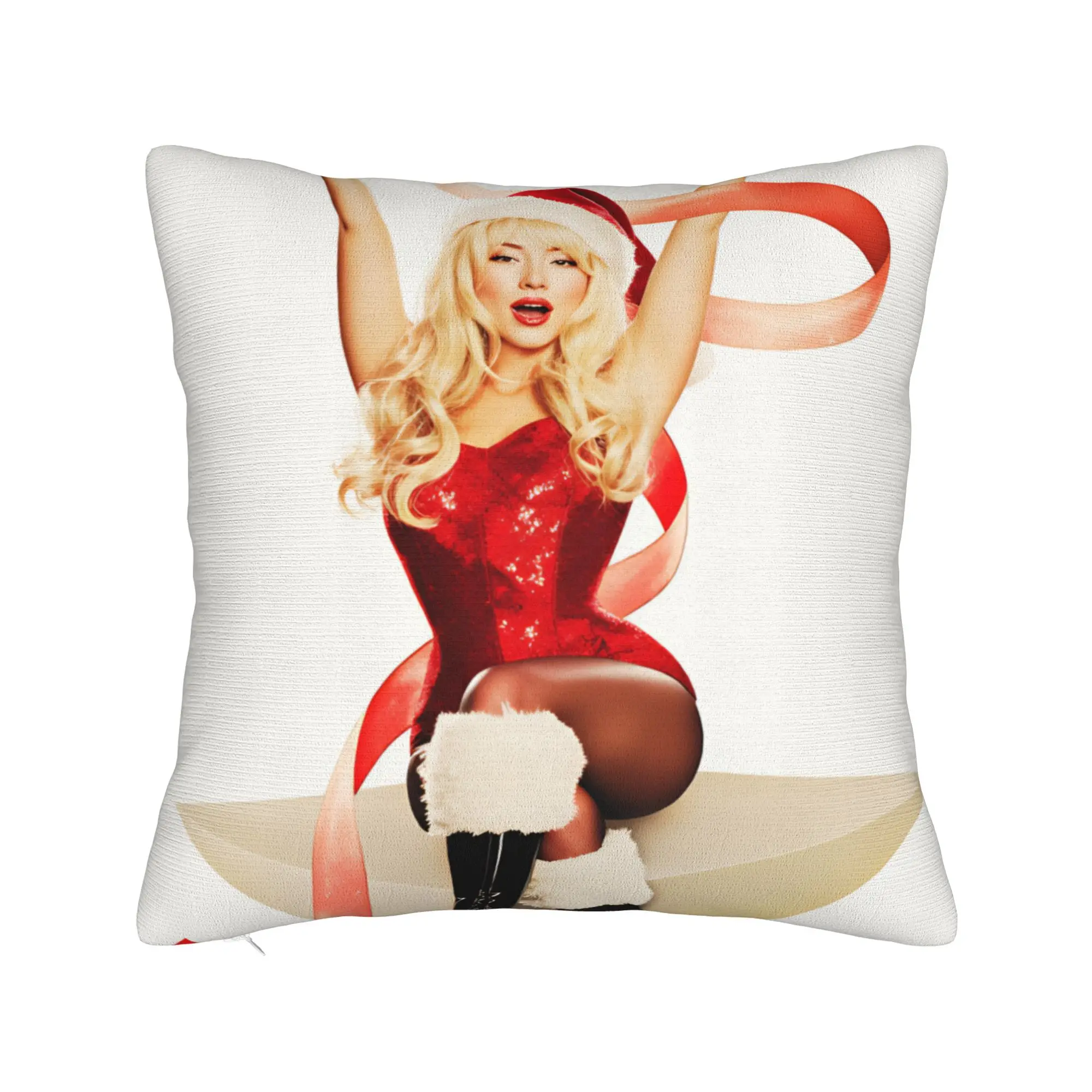 Sabrina Carpenters   Pillow Case  Kawaii Pillow Cover Square Pillowcases For Sofa Car Home Decor