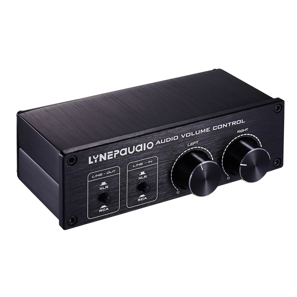 Professional fully balanced passive front-end active speaker volume control controller 2 in 2 out switch dual audio source